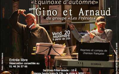 Gino et Arnaud en concert !