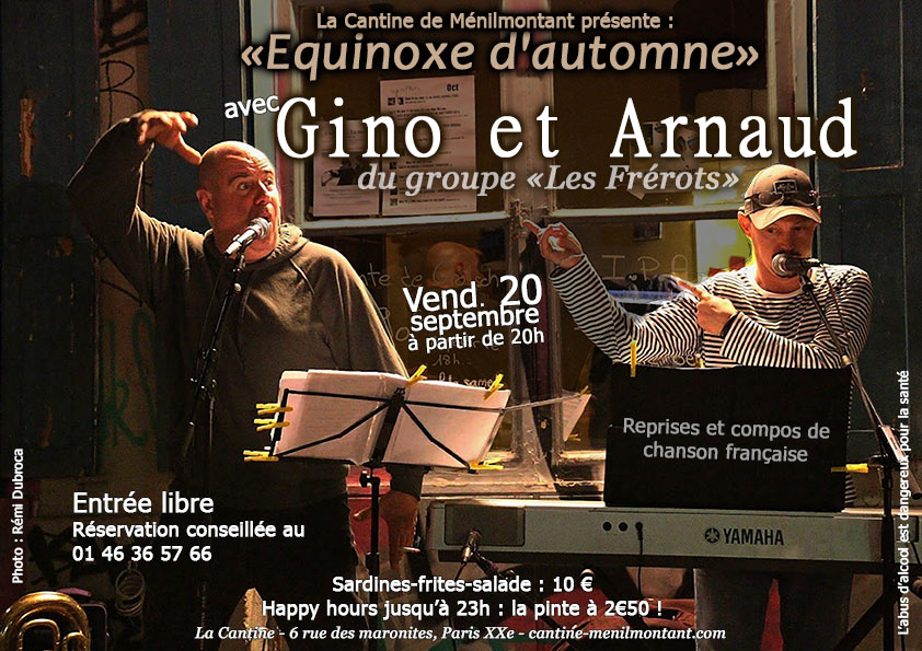 Gino et Arnaud en concert !