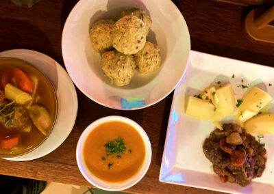 Soupe de potiron - Bœuf bourguignon - Ticourbabine