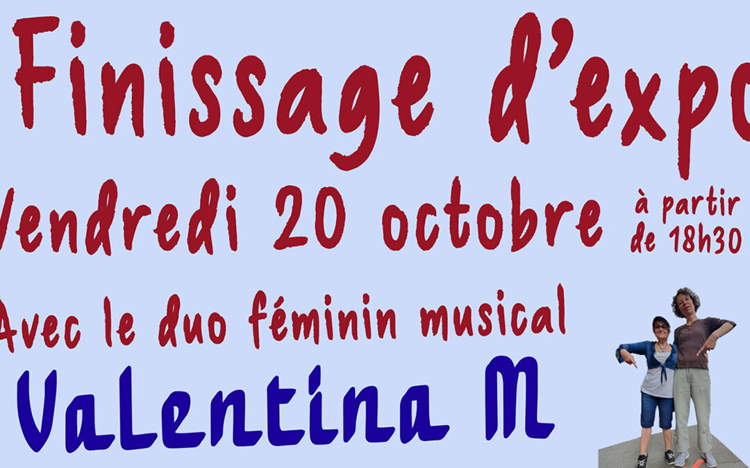 Finissage de l&rsquo;expo de Moho Sahraoui