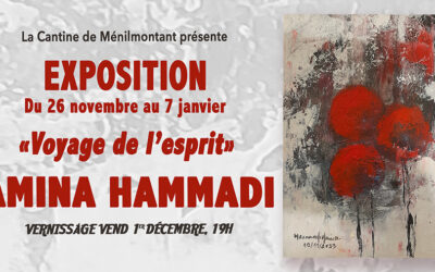 Amina Hammadi expose à la Cantine