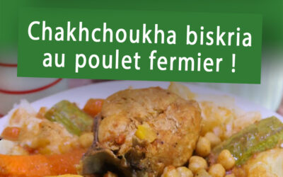 Chakhchoukha de biskria au poulet fermier