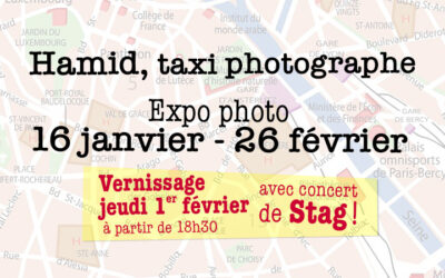 Hamid, taxi photographe, expose à la Cantine