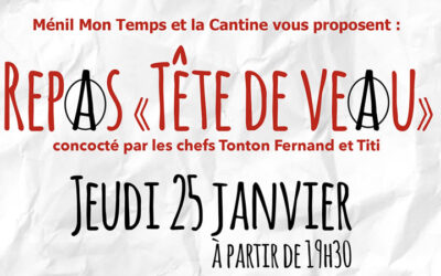 Repas annuel Tête de veau jeudi 25 janvier