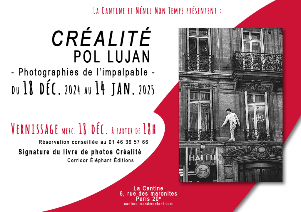 Pol Lujan expose ses photos à la Cantine !